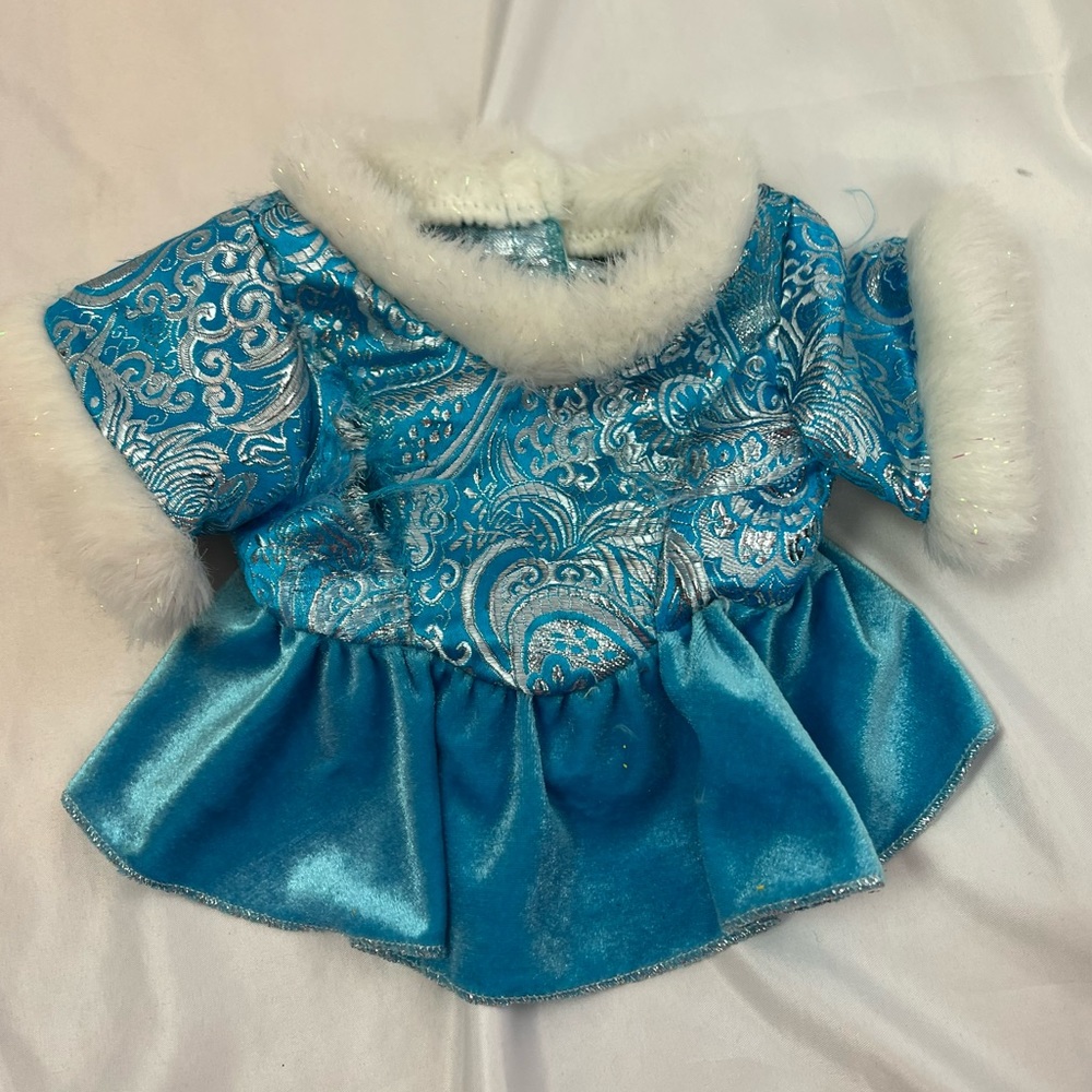 Build-A-Bear Blue and White Winter Outfit Accessory